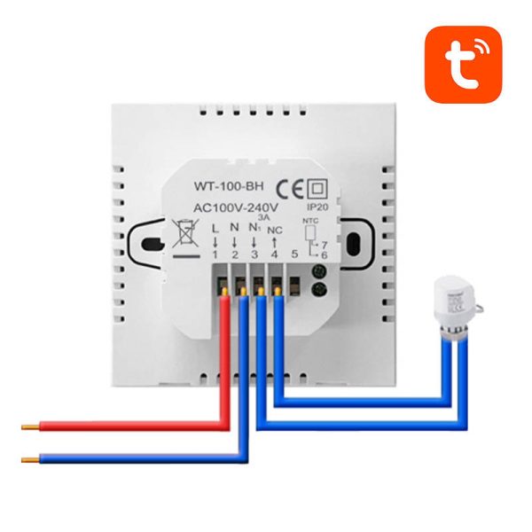 Inteligentny termostat Avatto ZWT100 podgrzewacz wody 3A ZigBee TUYA - Image 4