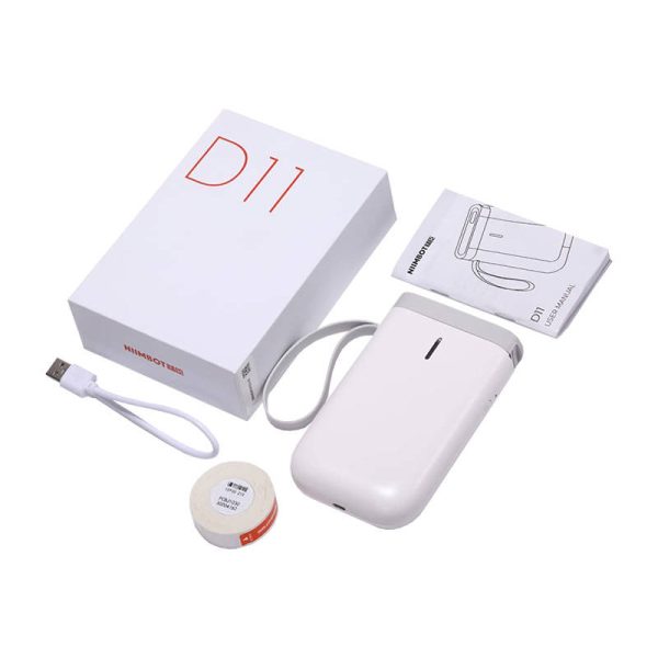 Portable Label Printer Niimbot D11 (White) — изображение 4