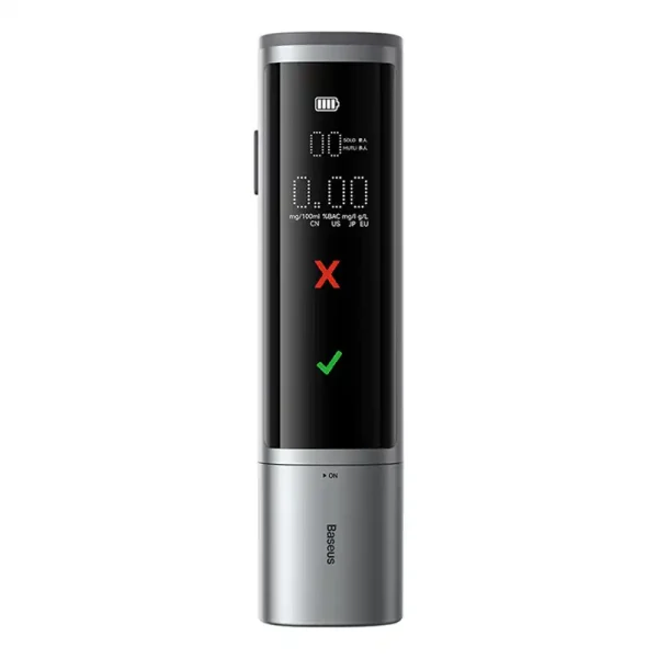 Electronic Breathalyzer Baseus SafeJourney Pro (Grey) - Image 3