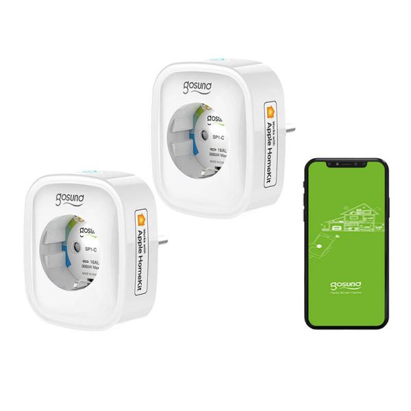 Smart socket WiFi Gosund SP1-H (2-pack)(HomeKit) 16A - Image 2