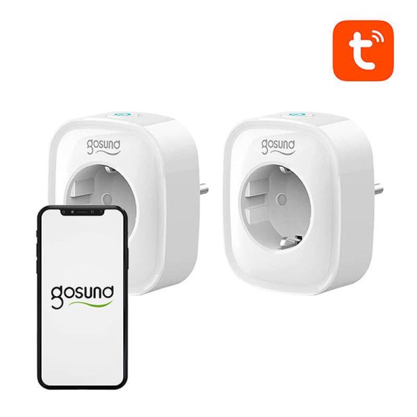 Gosund SP1 WiFi smart socket, 2 pieces (two-pack), 16A, Tuya - Image 2