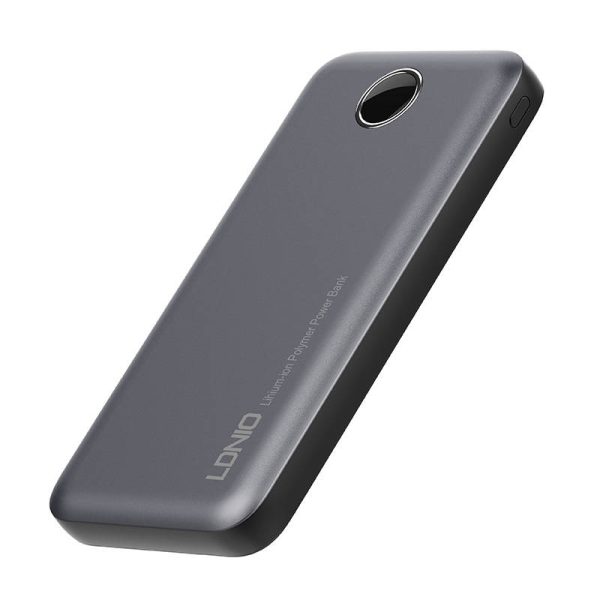 Powerbank LDNIO PQ10, 2xUSB, 22.5W, 10000mah (Grey) - Image 3