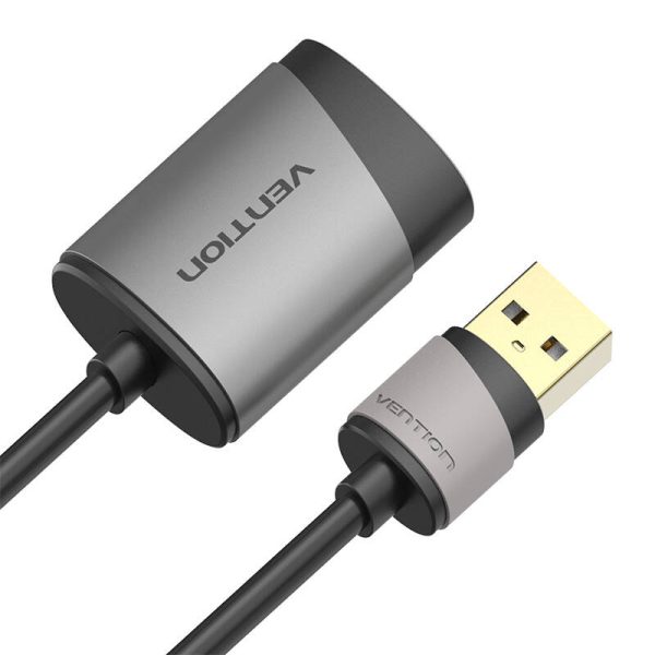 External USB Sound Card Vention CDKHB, TRS 3.5mm, 0.15m (gray) - Image 4