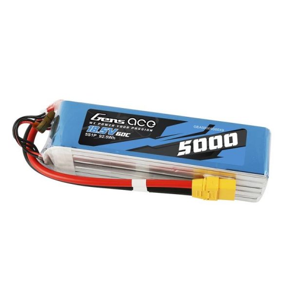 Battery LiPo Gens Ace Bashing 5000mAh 18.5V 60C 5S1P - XT90 - Image 2