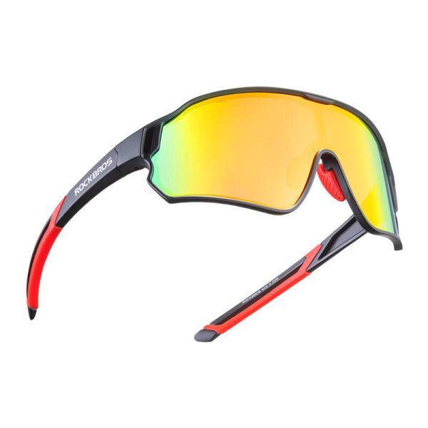 Rockbros bicycle glasses, photochromic 10135R (red) - Image 2