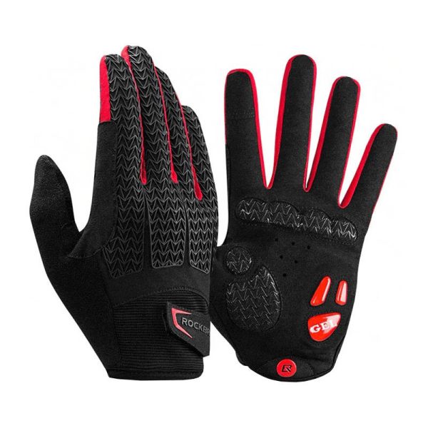 Rockbros cycling gloves size: L S169-1BR (black-red) - Image 2