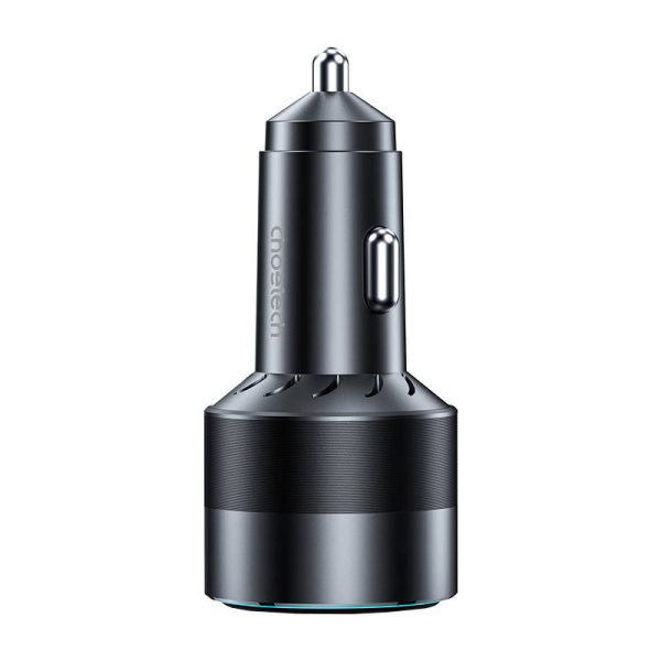 Choetech TC0011 car charger 130W 2x USB C 1x USB A (black) - Image 3