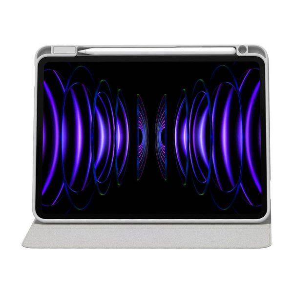 Baseus Minimalist Series IPad PRO 12.9 Magnetic protective case (light grey) - Image 5