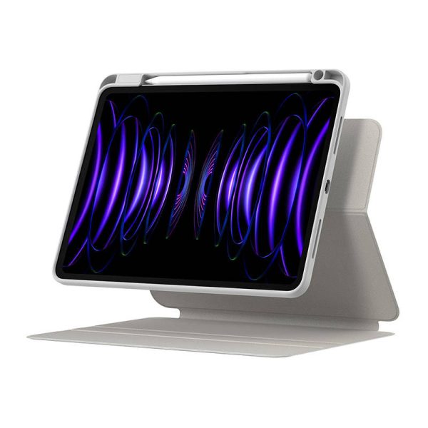Baseus Minimalist Series IPad PRO 12.9 Magnetic protective case (light grey) - Image 2