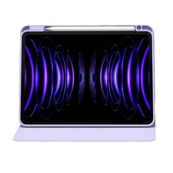 Baseus Minimalist Series IPad PRO 12.9 Magnetic protective case (purple) - Image 4