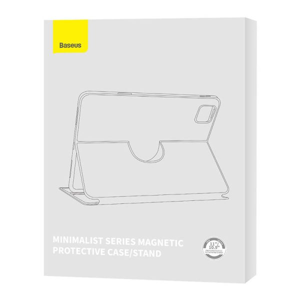Baseus Minimalist Series IPad PRO 11"/Pad Air4/Air5 10.9" Magnetic protective case (light grey) - Image 6