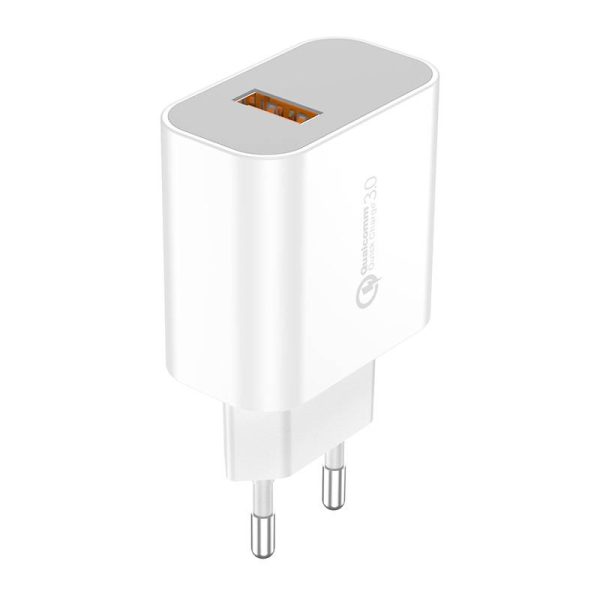 Fast charger Foneng 1x USB QC3.0 EU46 18W + USB Lightning cable - Image 2