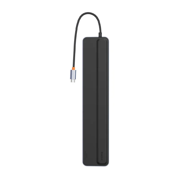 Hub 12w1 Baseus EliteJoy Gen2 series USB-C do 2xHDMI+ 3xUSB 3.0+ PD+ DP+ SD/TF+ RJ45+Type-C+ 3.5mm (dark grey) - Image 3
