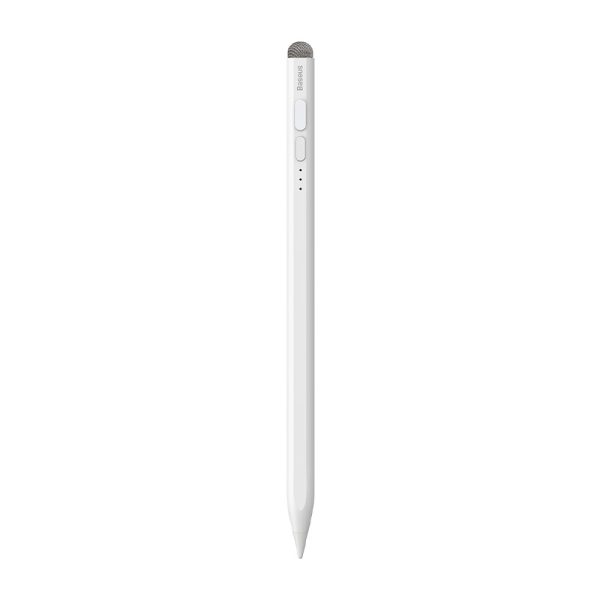 Smooth Writing Stylus with LED Indicators (Active+Passive) White - Image 2