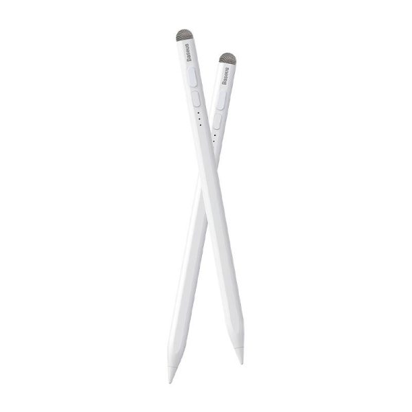 Smooth Writing Stylus with LED Indicators (Active+Passive) White - Image 3