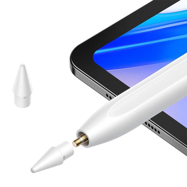 Smooth Writing Stylus with LED Indicators (Active+Passive) White - Image 5