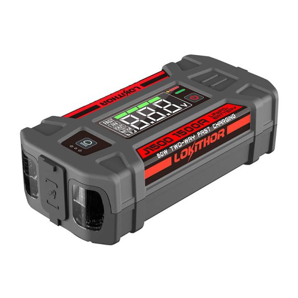 Lokithor J1500 Jump Starter / Booster 1000A + Powerbank 12000mAh + Flashlight 3-in-1 Device working in -20°C - Image 2
