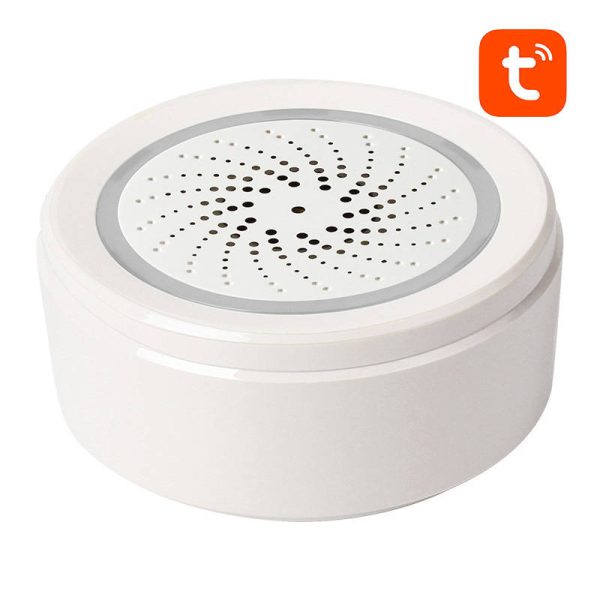 Smart Alarm Siren NEO NAS-AB02WT with Humidity Temperature Sensor, WiFi TUYA - Image 3