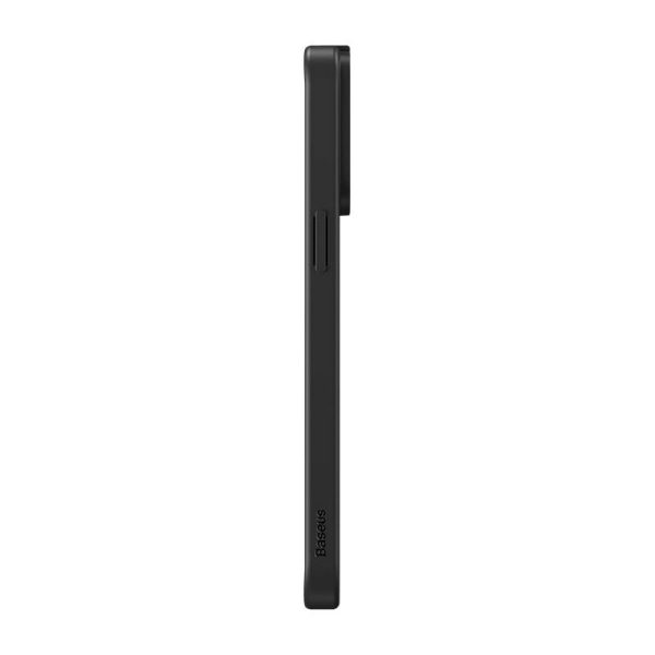 Magnetic Case Baseus Synthetic Fiber Series for iPhone 14 Pro (black)+ tempered glass + cleaning kit - Image 6