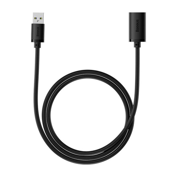 USB 3.0 Extension cable Baseus male to female, AirJoy Series, 1m (black) - Image 2