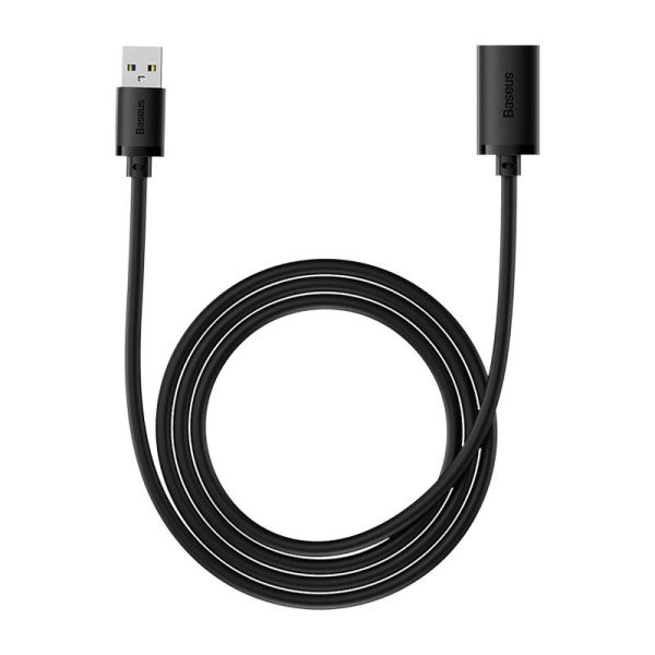 USB 3.0 Extension cable Baseus male to female, AirJoy Series, 1.5m (black) - Image 2