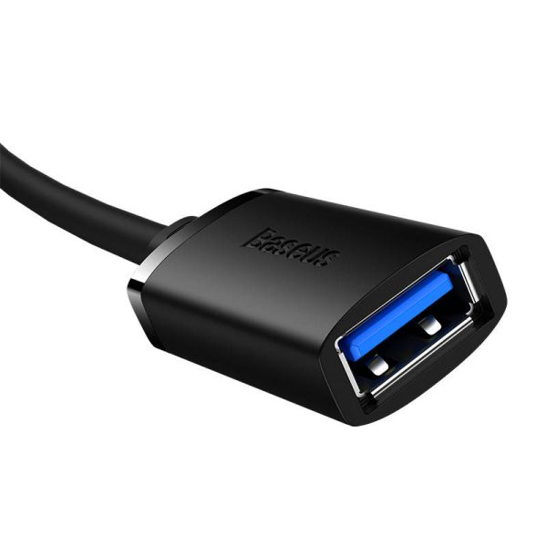 USB 3.0 Extension cable Baseus male to female, AirJoy Series, 1.5m (black) - Image 5