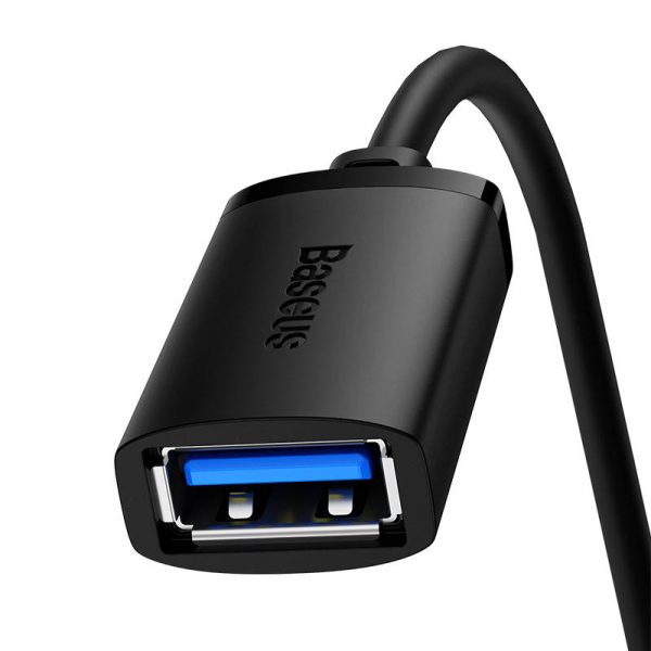 USB 3.0 Extension cable Baseus male to female, AirJoy Series, 1.5m (black) - Image 6