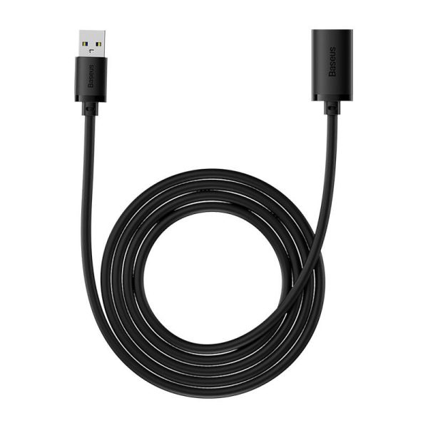 USB 3.0 Extension cable Baseus male to female, AirJoy Series, 2m (black) - Image 2