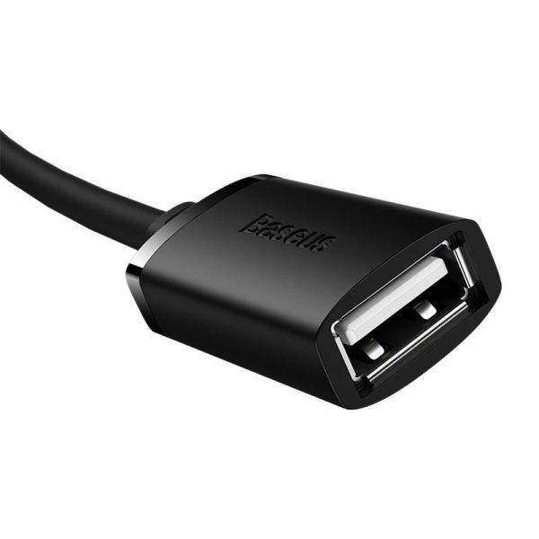 USB 2.0 Extension cable Baseus male to female, AirJoy Series, 0.5m (black) - Image 4