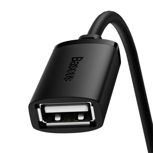 USB 2.0 Extension cable Baseus male to female, AirJoy Series, 0.5m (black) - Image 6
