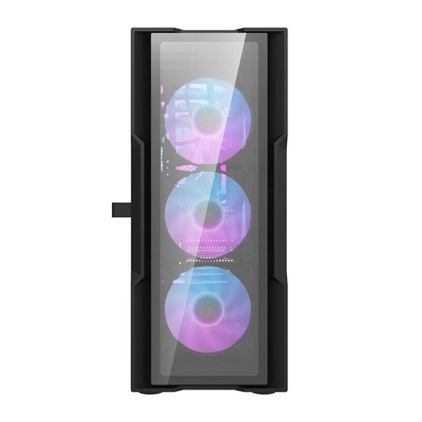 Darkflash DK431 Glass computer case (black) + 4 RGB fans - Image 5