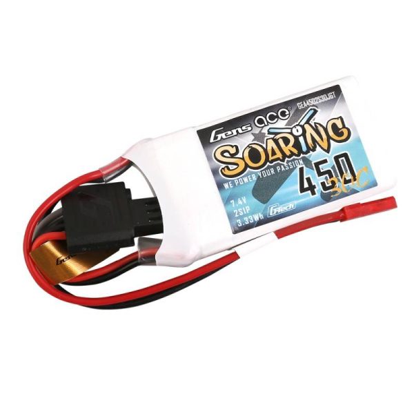 Battery Gens ace G-Tech Soaring 450mAh 7,4V 30C 2S1P JST-SYP - Image 2