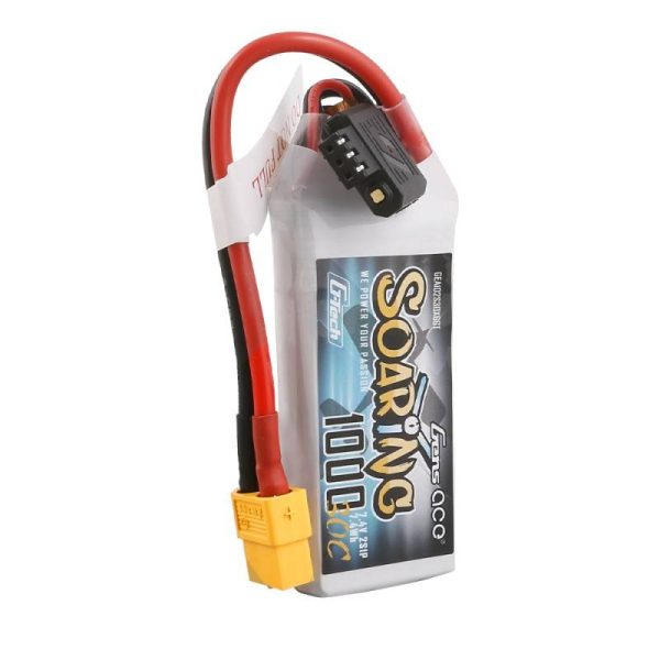Battery Gens Ace G-Tech Soaring 1000mAh 7.4V 30C 2S1P XT60 - Image 4
