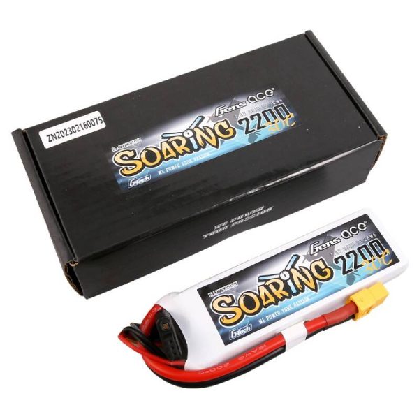 Gens Ace G-Tech Soaring 2200mAh 7.4V 30C 2S1P XT60 Battery - Image 5