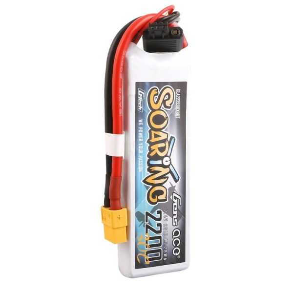 Gens Ace G-Tech Soaring 2200mAh 7.4V 30C 2S1P XT60 Battery - Image 4