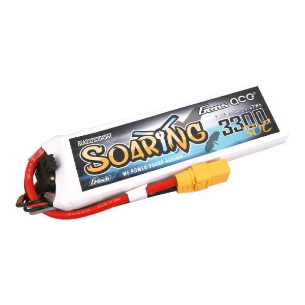 Battery Gens Ace G-Tech Soaring 3300mAh 7.4V 30C 2S1P XT90 - Image 2