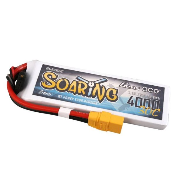Battery Gens Ace G-Tech Soaring 4000mAh 7.4V 30C 2S1P XT90 - Image 3