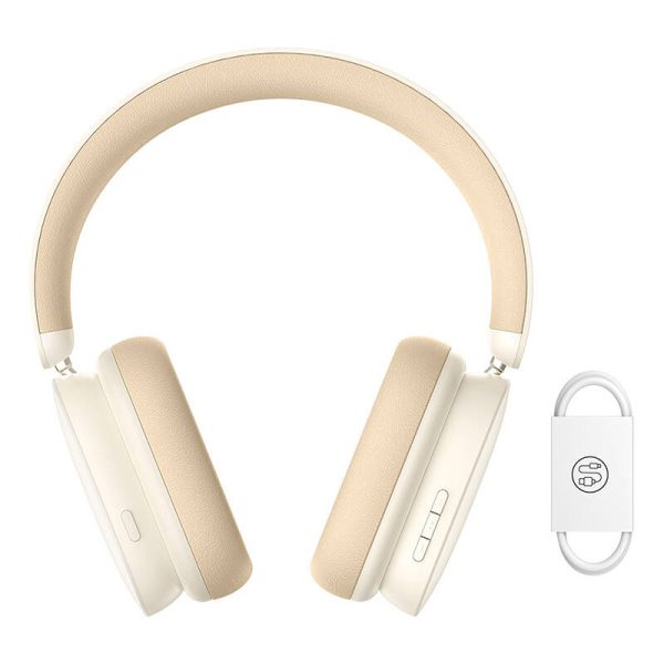 Baseus Bowie H1 Wireless headphones Bluetooth 5.2, ANC (white) - Image 5