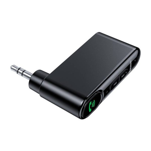 Baseus Qiyin AUX Car Bluetooth Receiver Black - Image 3