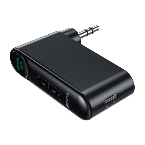 Baseus Qiyin AUX Car Bluetooth Receiver Black - Image 4