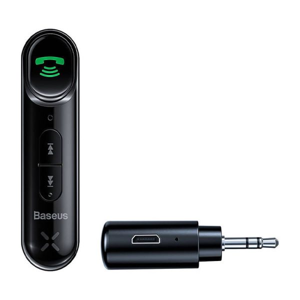 Baseus Qiyin AUX Car Bluetooth Receiver Black - Image 5