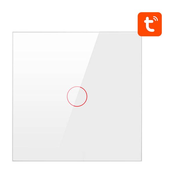 Smart Light Switch ZigBee Avatto ZTS02-EU-W1 1 Way TUYA (white) - Image 2