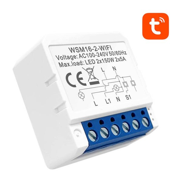 Smart Switch Module WiFi Avatto WSM16-W2 TUYA - Image 2