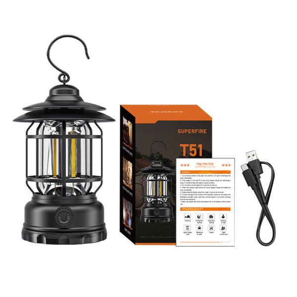 Camping light Superfire T51, USB-C - Image 2