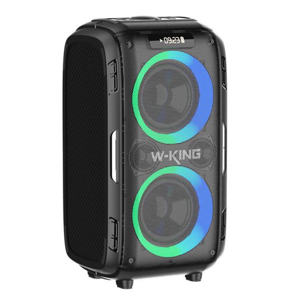 Wireless Bluetooth Speaker W-KING T9 Pro 120W + 2 microphones (black) - Image 2