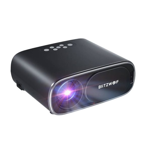 BlitzWolf BW-V4 1080p LED beamer / projector, Wi-Fi + Bluetooth (black) - Image 3
