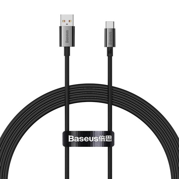 Cable USB do USB-C Baseus Superior 100W 1,5m (black) - Image 2