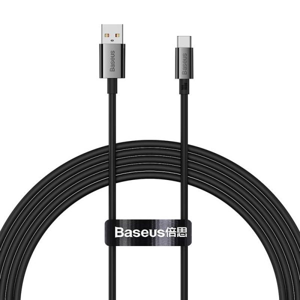 Cable USB do USB-C Baseus Superior 100W 2m (black) - Image 2