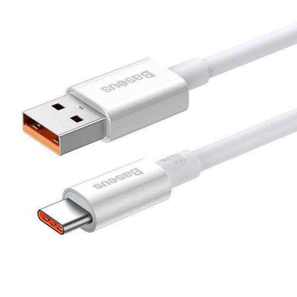 Cable USB do USB-C Baseus Superior 100W 2m (white) - Image 3