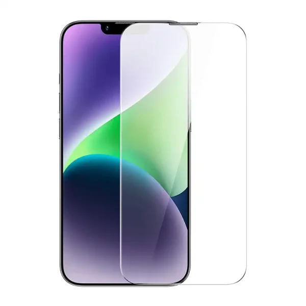 Tempered Glass Baseus Corning for iPhone 13 Pro Max/14 Plus with built-in dust filter - Image 2